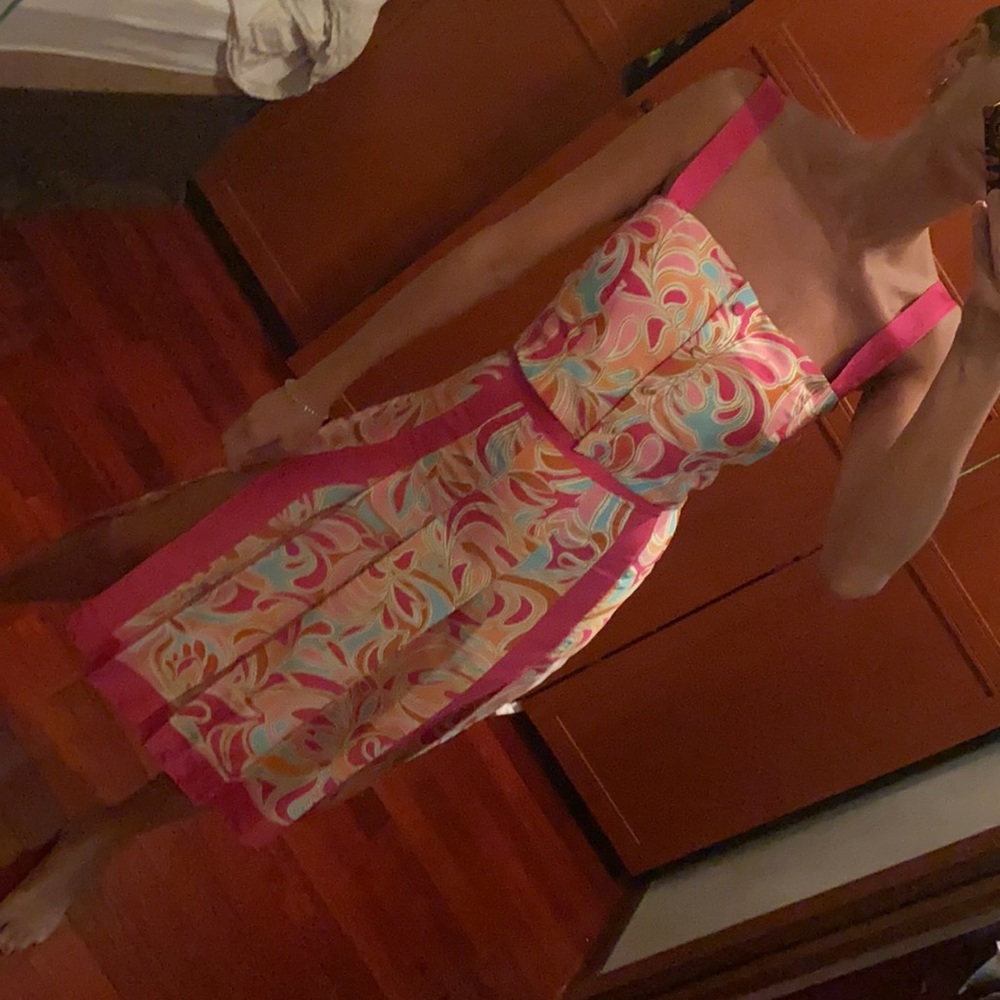 Pink paisley skirt and top